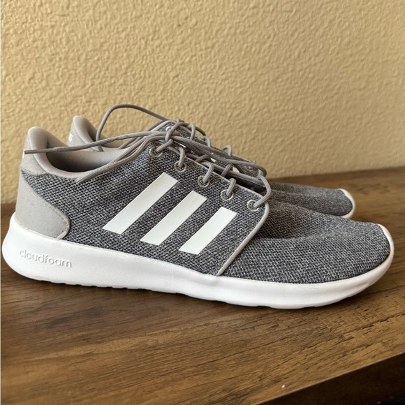 adidas Shoes - NEW | Adidas | Women’s Grey & White Cloudfoam Tennis Shoes - Size 10